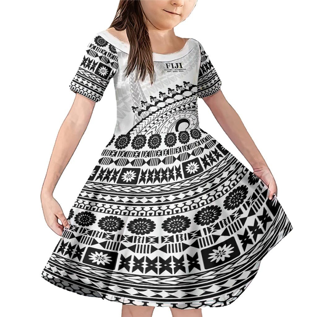 Custom Fiji Rugby Cibi Dance Family Matching Mermaid Dress and Hawaiian Shirt Create History World Cup Sevens