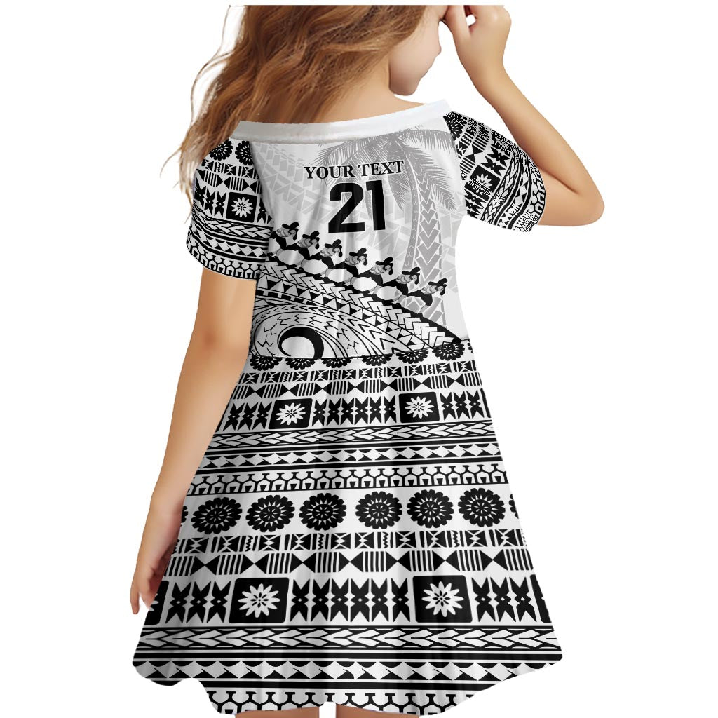 Custom Fiji Rugby Cibi Dance Family Matching Mermaid Dress and Hawaiian Shirt Create History World Cup Sevens