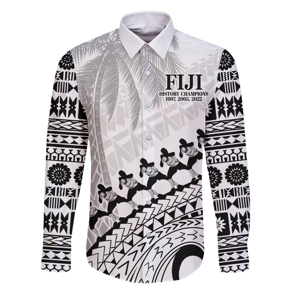 Custom Fiji Rugby Cibi Dance Family Matching Off Shoulder Short Dress and Hawaiian Shirt Create History World Cup Sevens