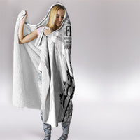 Custom Fiji Rugby Cibi Dance Hooded Blanket Create History World Cup Sevens LT9 - Polynesian Pride