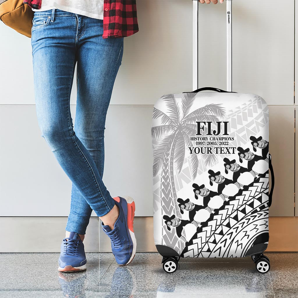 Custom Fiji Rugby Cibi Dance Luggage Cover Create History World Cup Sevens LT9 - Polynesian Pride