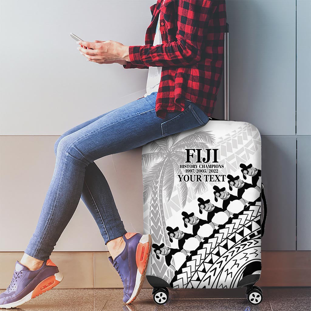 Custom Fiji Rugby Cibi Dance Luggage Cover Create History World Cup Sevens LT9 - Polynesian Pride