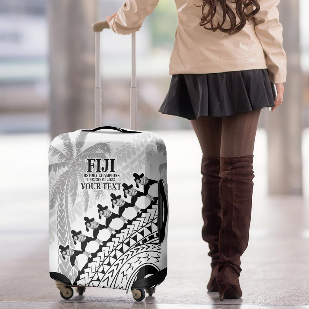 Custom Fiji Rugby Cibi Dance Luggage Cover Create History World Cup Sevens LT9 - Polynesian Pride