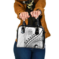Custom Fiji Rugby Cibi Dance Shoulder Handbag Create History World Cup Sevens LT9 One Size White - Polynesian Pride