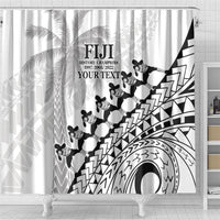 Custom Fiji Rugby Cibi Dance Shower Curtain Create History World Cup Sevens LT9 - Polynesian Pride