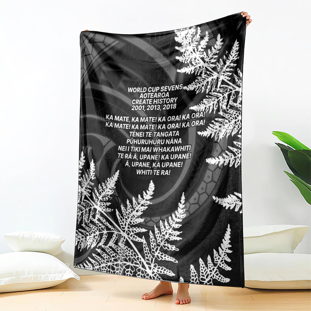 New Zealand Black Fern 7s Blanket History World Cup Sevens LT9 - Polynesian Pride