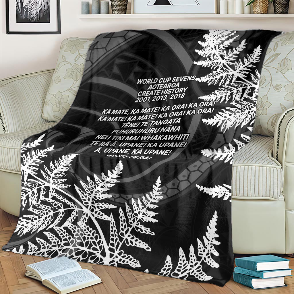 New Zealand Black Fern 7s Blanket History World Cup Sevens LT9 - Polynesian Pride