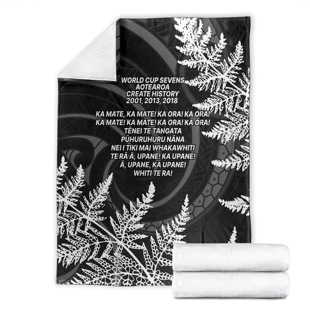 New Zealand Black Fern 7s Blanket History World Cup Sevens LT9 - Polynesian Pride