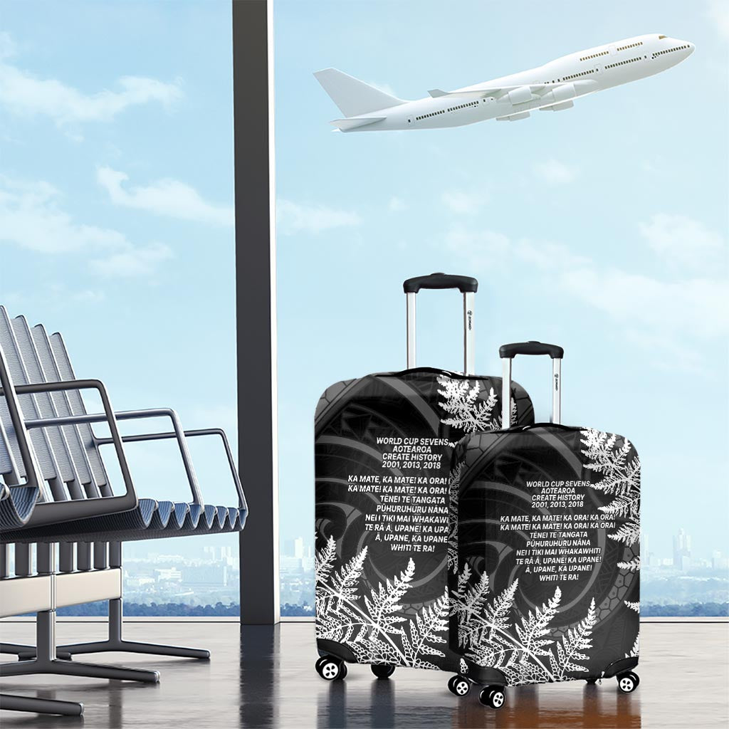 New Zealand Black Fern 7s Luggage Cover History World Cup Sevens
