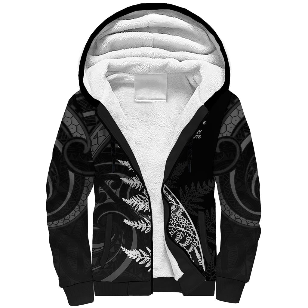 New Zealand Black Fern 7s Sherpa Hoodie History World Cup Sevens