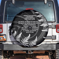 New Zealand Black Fern 7s Spare Tire Cover History World Cup Sevens LT9 Black - Polynesian Pride