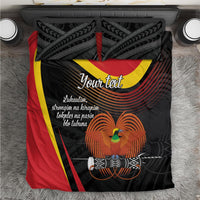 Personalised Papua Niugini Tok Pisin Wik Bedding Set LT9 Red - Polynesian Pride