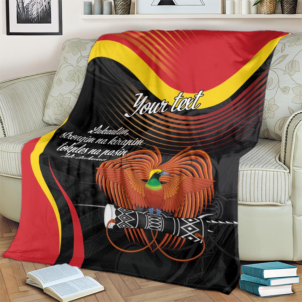 Personalised Papua Niugini Tok Pisin Wik Blanket LT9 - Polynesian Pride
