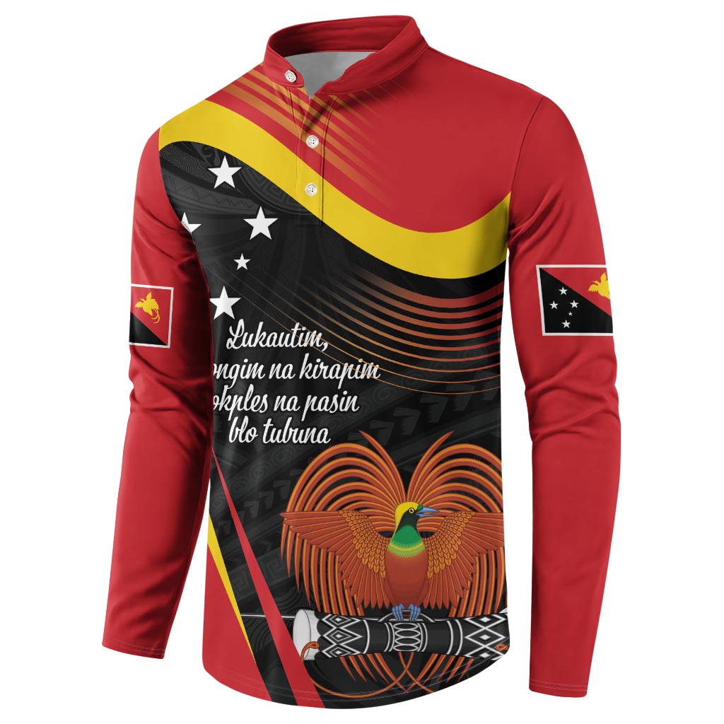 Personalised Papua Niugini Tok Pisin Wik Button Sweatshirt LT9 - Polynesian Pride