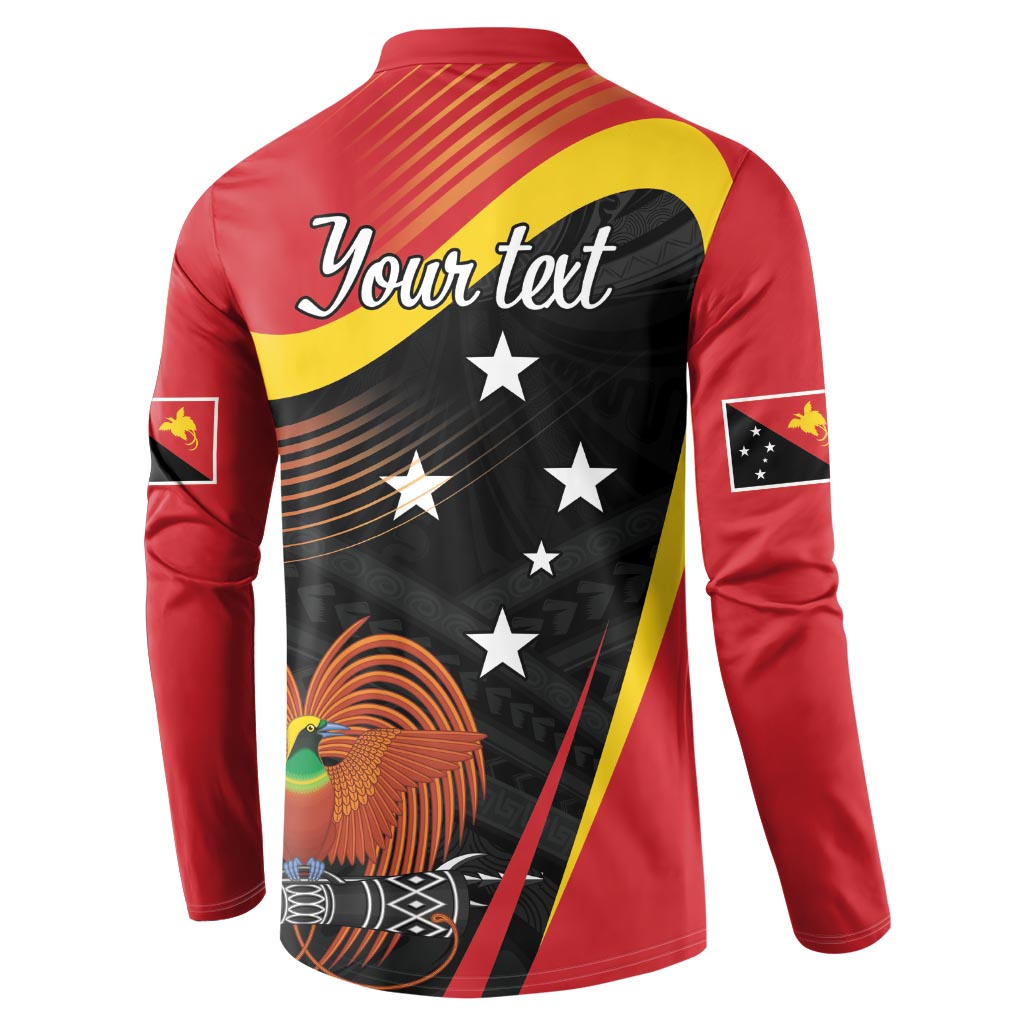 Personalised Papua Niugini Tok Pisin Wik Button Sweatshirt LT9 - Polynesian Pride