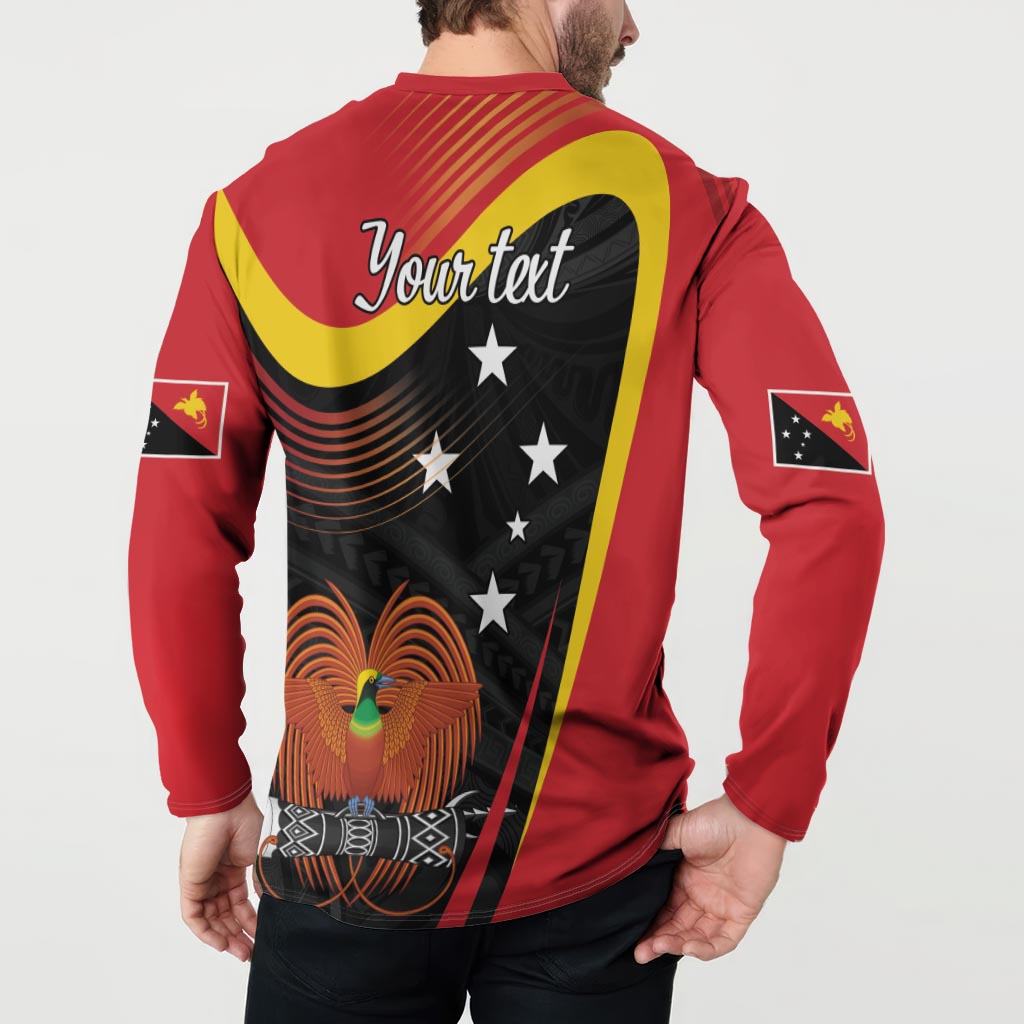 Personalised Papua Niugini Tok Pisin Wik Button Sweatshirt LT9 - Polynesian Pride