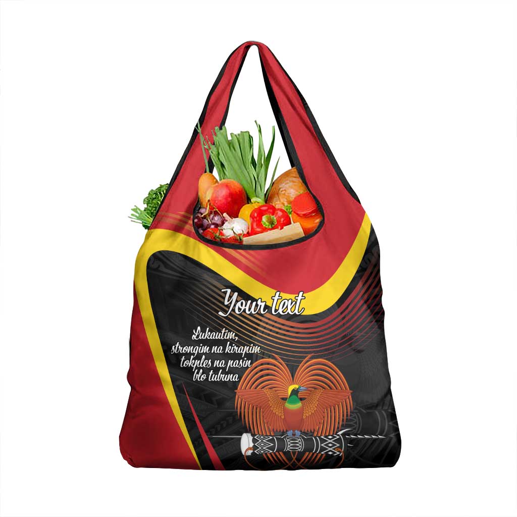 Personalised Papua Niugini Tok Pisin Wik Grocery Bag