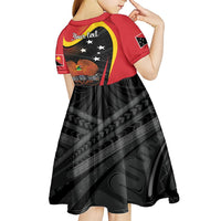 Personalised Papua Niugini Tok Pisin Wik Kid Short Sleeve Dress LT9 - Polynesian Pride