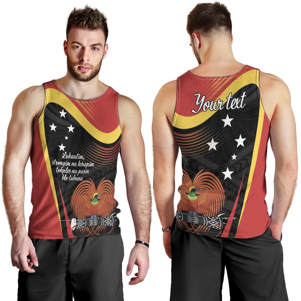 Personalised Papua Niugini Tok Pisin Wik Men Tank Top