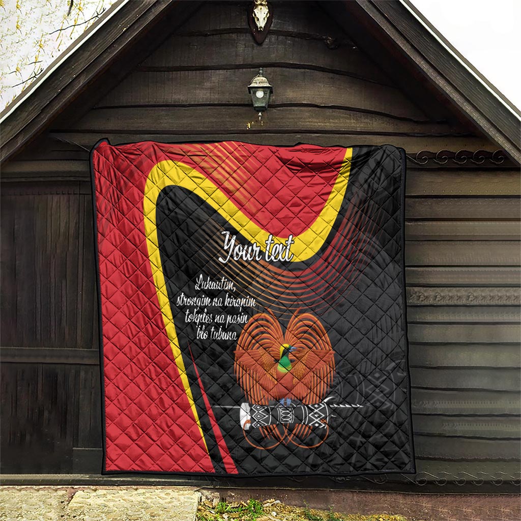Personalised Papua Niugini Tok Pisin Wik Quilt LT9 - Polynesian Pride