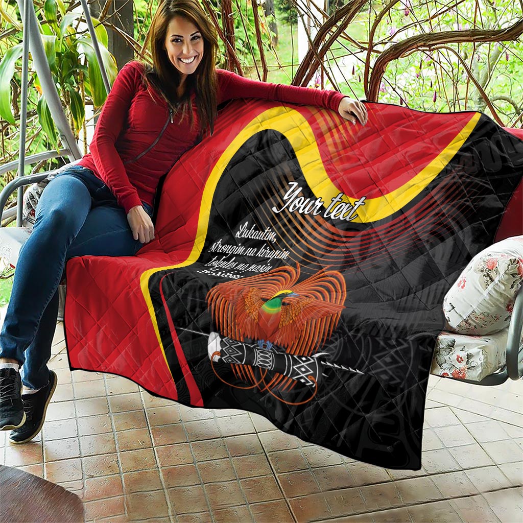 Personalised Papua Niugini Tok Pisin Wik Quilt LT9 - Polynesian Pride