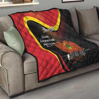 Personalised Papua Niugini Tok Pisin Wik Quilt LT9 - Polynesian Pride