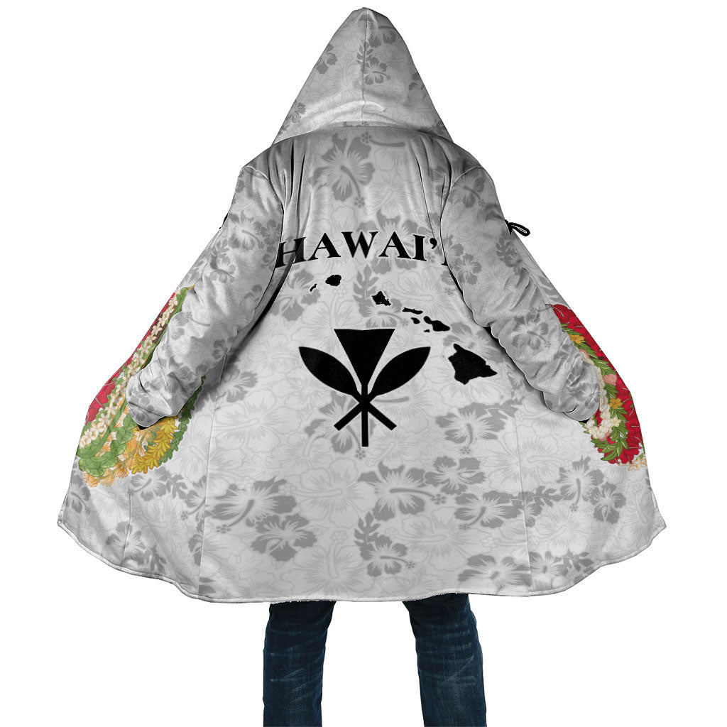 Hawaii Lei Kamehameha Cloak Ke'oke'o Seamless Pattern Hibiscus Flower