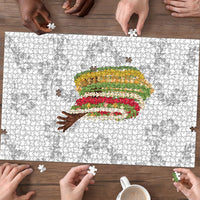 Hawaii Lei Kamehameha Puzzle Ke'oke'o Seamless Pattern Hibiscus Flower LT9 - Polynesian Pride