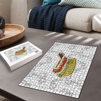 Hawaii Lei Kamehameha Puzzle Ke'oke'o Seamless Pattern Hibiscus Flower LT9 - Polynesian Pride