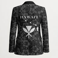 Hawaii Lei Kamehameha Blazer Ele'ele Seamless Pattern Hibiscus Flower