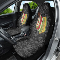 Hawaii Lei Kamehameha Car Seat Cover Ele'ele Seamless Pattern Hibiscus Flower