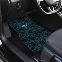 Hawaii Lei Kamehameha Car Mats Uliuli Seamless Pattern Hibiscus Flower LT9 - Polynesian Pride