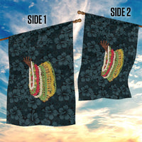 Hawaii Lei Kamehameha Garden Flag Uliuli Seamless Pattern Hibiscus Flower LT9 - Polynesian Pride
