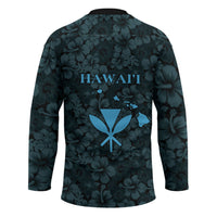 Hawaii Lei Kamehameha Hockey Jersey Uliuli Seamless Pattern Hibiscus Flower