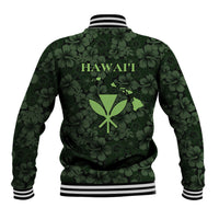 Hawaii Lei Kamehameha Baseball Jacket Oma'oma'o Seamless Pattern Hibiscus Flower LT9 - Polynesian Pride