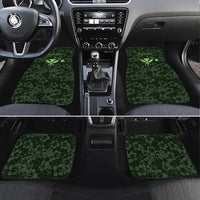 Hawaii Lei Kamehameha Car Mats Oma'oma'o Seamless Pattern Hibiscus Flower