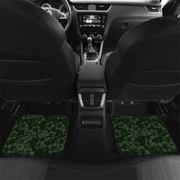 Hawaii Lei Kamehameha Car Mats Oma'oma'o Seamless Pattern Hibiscus Flower