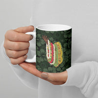 Hawaii Lei Kamehameha Ceramic Mug Oma'oma'o Seamless Pattern Hibiscus Flower LT9 - Polynesian Pride