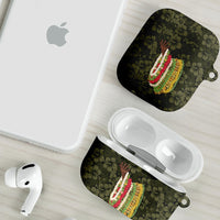 Hawaii Lei Kamehameha AirPods Case Melemele Seamless Pattern Hibiscus Flower