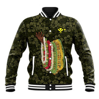 Hawaii Lei Kamehameha Baseball Jacket Melemele Seamless Pattern Hibiscus Flower LT9 Unisex Yellow - Polynesian Pride