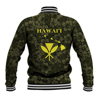 Hawaii Lei Kamehameha Baseball Jacket Melemele Seamless Pattern Hibiscus Flower LT9 - Polynesian Pride