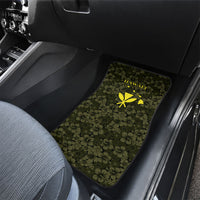 Hawaii Lei Kamehameha Car Mats Melemele Seamless Pattern Hibiscus Flower