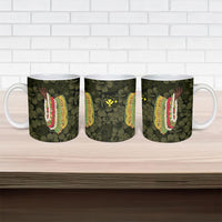 Hawaii Lei Kamehameha Ceramic Mug Melemele Seamless Pattern Hibiscus Flower LT9 - Polynesian Pride