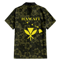 Hawaii Lei Kamehameha Family Matching Long Sleeve Bodycon Dress and Hawaiian Shirt Melemele Seamless Pattern Hibiscus Flower LT9 - Polynesian Pride