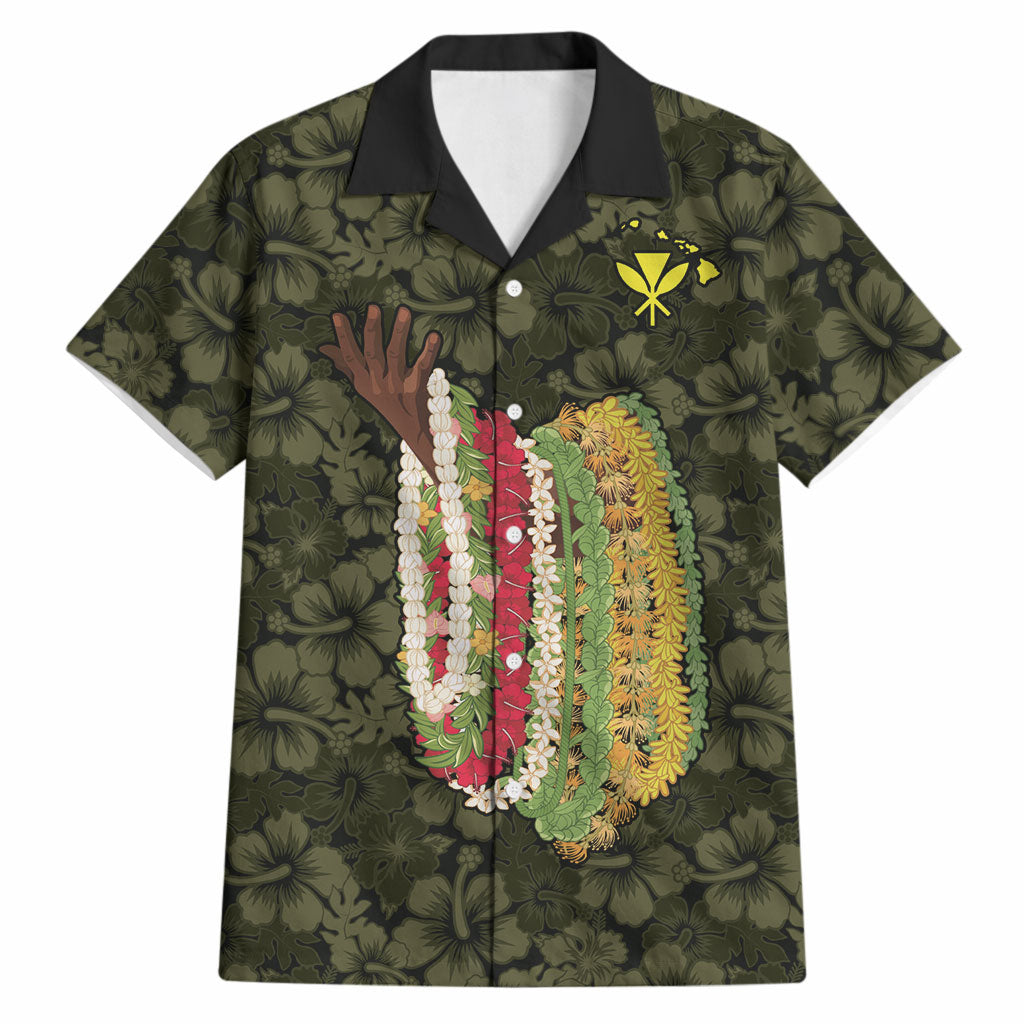 Hawaii Lei Kamehameha Hawaiian Shirt Melemele Seamless Pattern Hibiscus Flower LT9 Yellow - Polynesian Pride