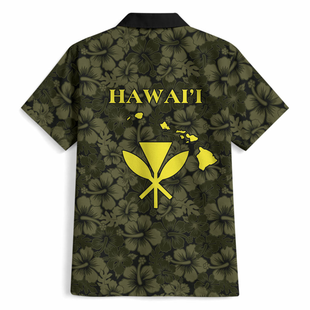 Hawaii Lei Kamehameha Hawaiian Shirt Melemele Seamless Pattern Hibiscus Flower LT9 - Polynesian Pride
