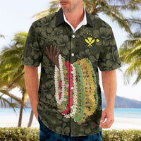 Hawaii Lei Kamehameha Hawaiian Shirt Melemele Seamless Pattern Hibiscus Flower LT9 - Polynesian Pride