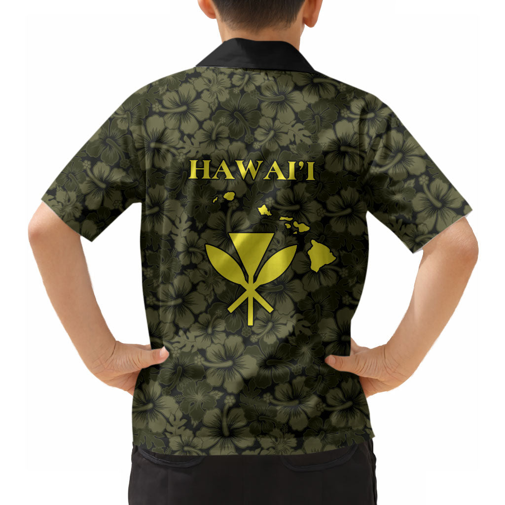 Hawaii Lei Kamehameha Hawaiian Shirt Melemele Seamless Pattern Hibiscus Flower LT9 - Polynesian Pride