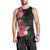 Hafa Adai Guam Men Tank Top Tropical Flowers Colorful Vibes