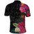 Hafa Adai Guam Polo Shirt Tropical Flowers Colorful Vibes